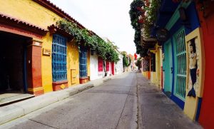 Cartagena Colombia Colorful Houses