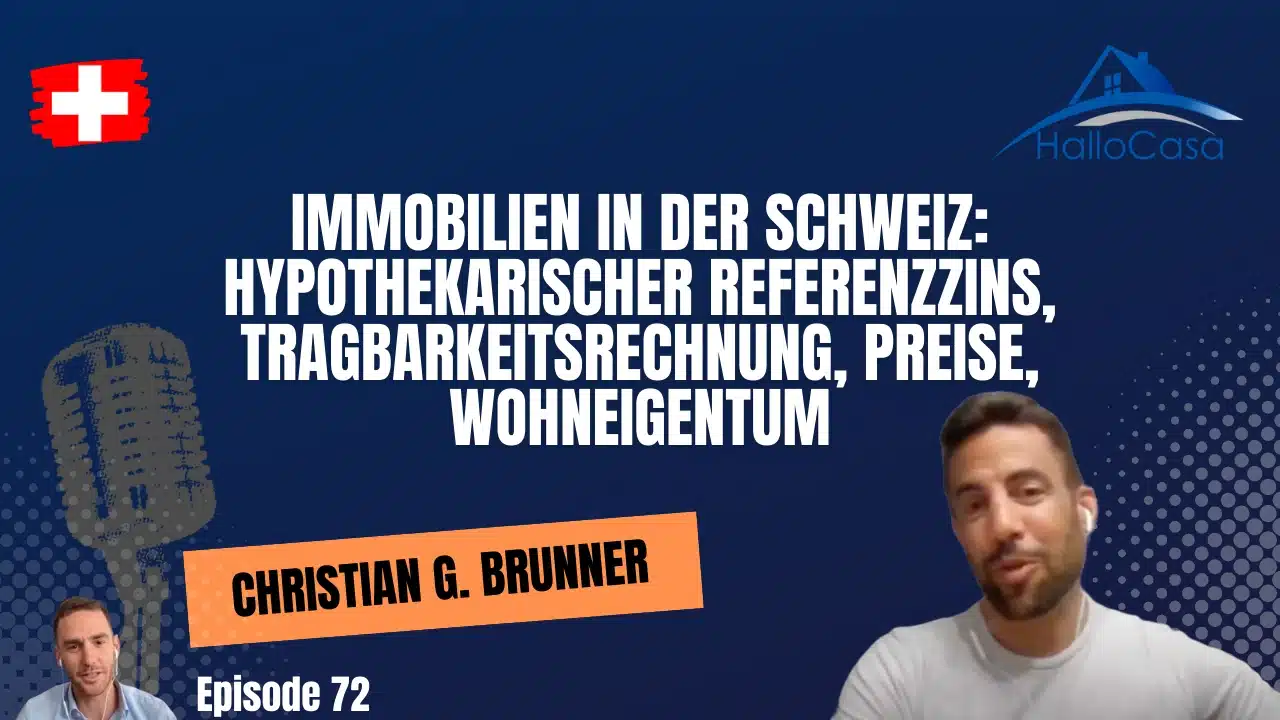 Immobilien in der Schweiz: Hypothekarischer Referenzzins, Tragbarkeitsrechnung, Preise, Wohneigentum